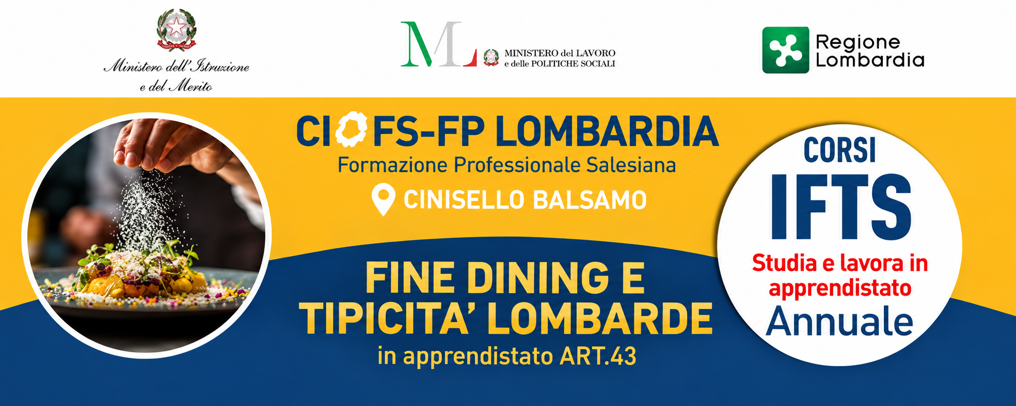 Banner IFTS Fine Dining Lombardo
